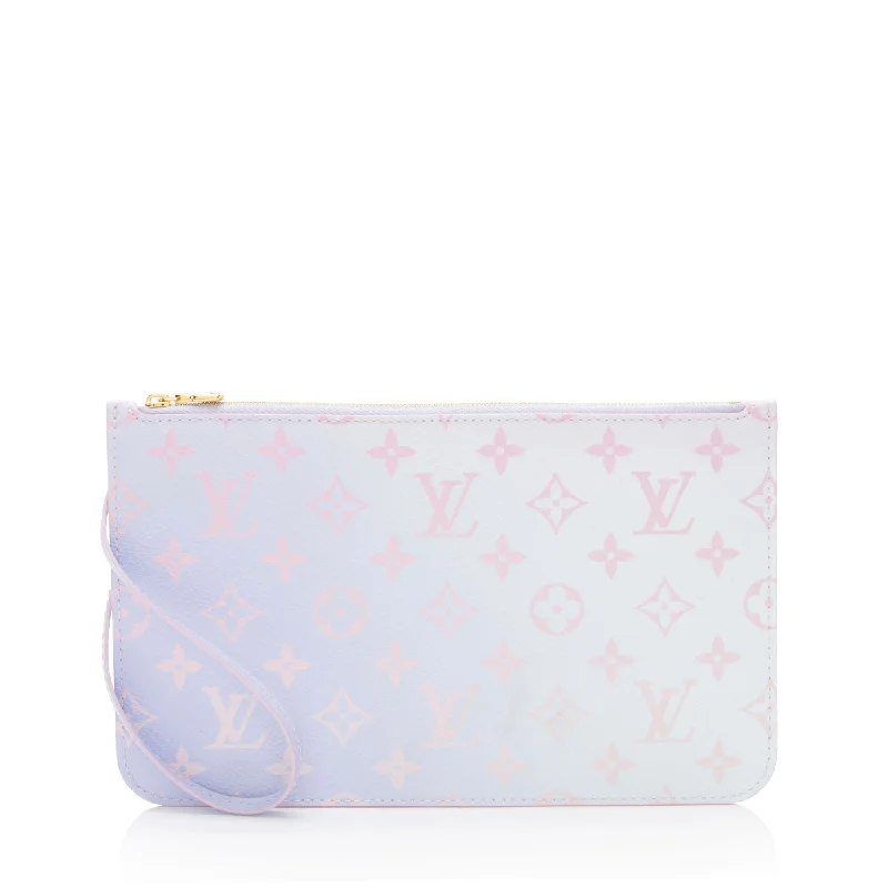 Handle bags with reinforced stitching for durability -Classic handle bags with timeless designs -Louis Vuitton Monogram Empreinte Spring In The City Neverfull MM Pochette