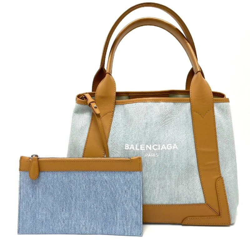 Handle bags with bold text for statements -Designer handle bags for high-end fashion lovers -Balenciaga  Leather Tote Bag (Pre-Owned)