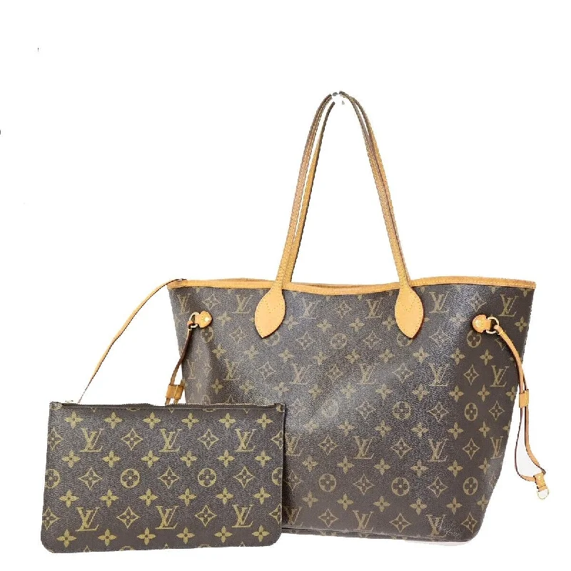 Handle bags with inner compartments for essentials -Handle bags with detachable pouches for extra storage -Louis Vuitton Neverfull Mm  Canvas Tote Bag (Pre-Owned)