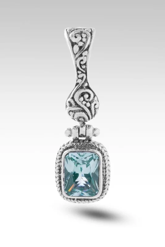 Necklaces and pendants with abstract shapes for a modern, creative appearance-Forever Happy Pendant™ in Paraiba Lab Created Spinel