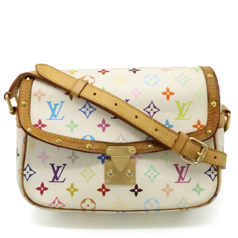 Handle bags with expandable sides for flexibility -Handle bags with decorative tassels for added detail -Louis Vuitton Monogram Multicolor Sologne Shoulder Bag M92661