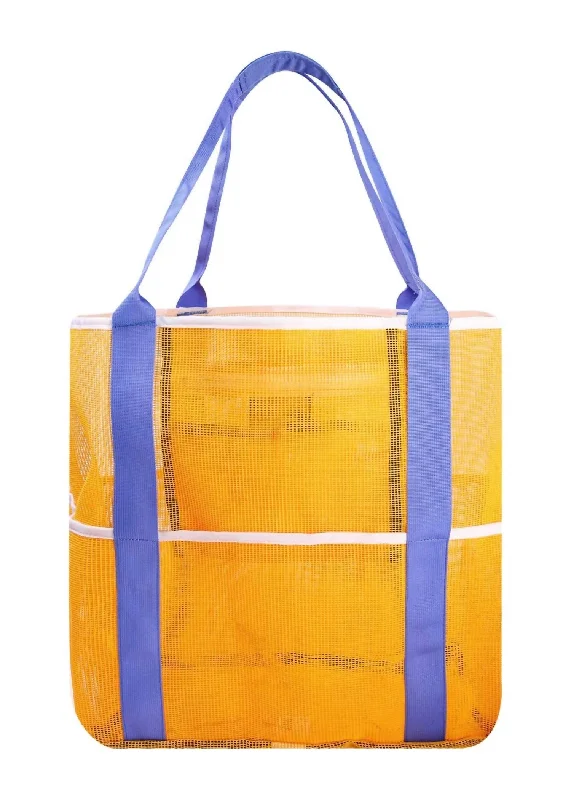 Handle bags with vintage vibes for nostalgia -Handle bags with contrasting colors for a modern look -Alder Lake Tote Bag In Sunbeam