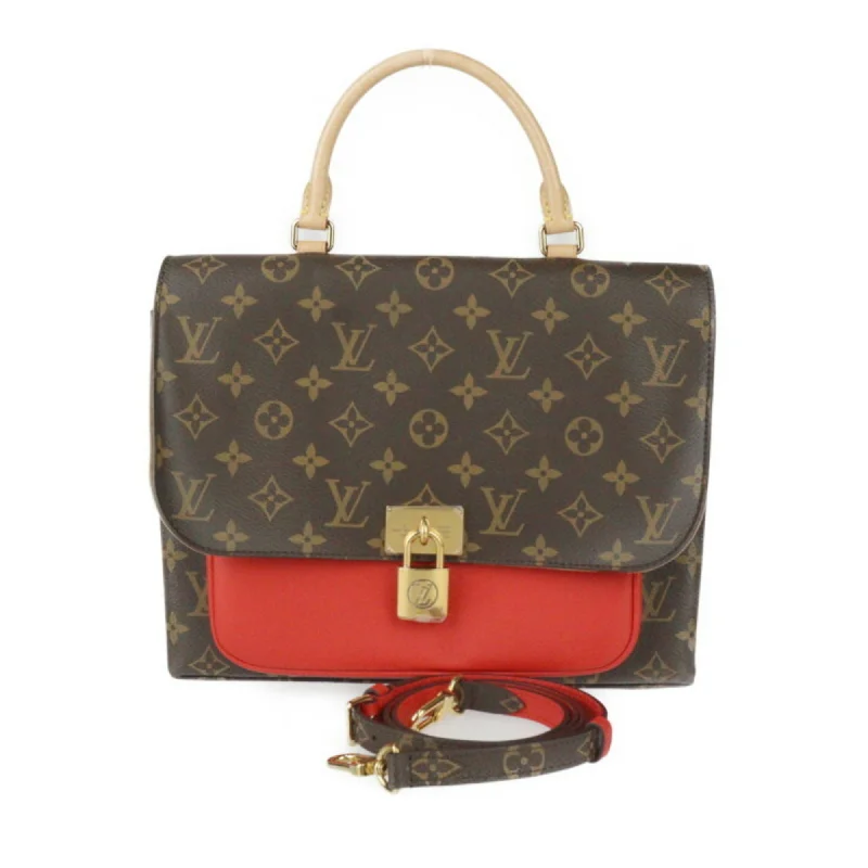 Handle bags with thick handles for support -Eco-friendly handle bags for conscious fashion -Louis Vuitton  Coquelicots Monogram Canvas Leather Handbag Shoulder Bag Tote Bag (Pre-Owned)