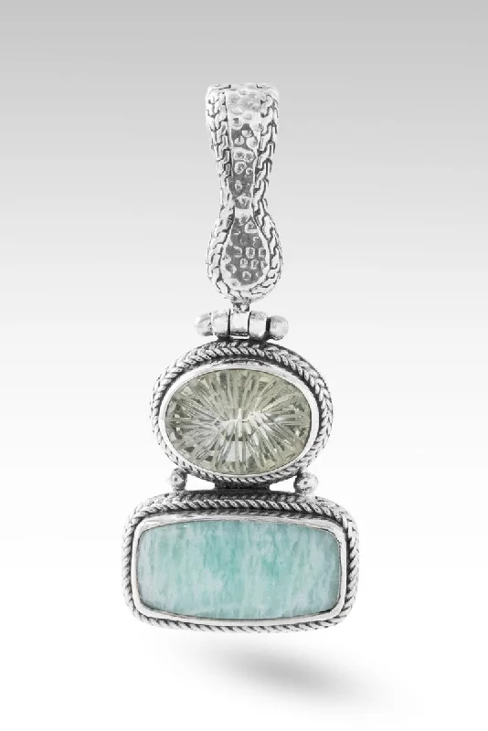 Best necklaces and pendants with zodiac signs for a celestial, astrology-inspired vibe-Persist and Prevail Pendant™ in Mint Amazonite