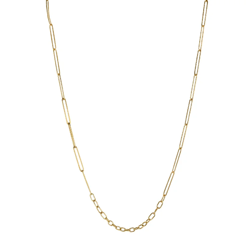 Best necklaces and pendants with minimalist pendants for a sleek, understated look-22K Gold Handmade Link Chain Necklace