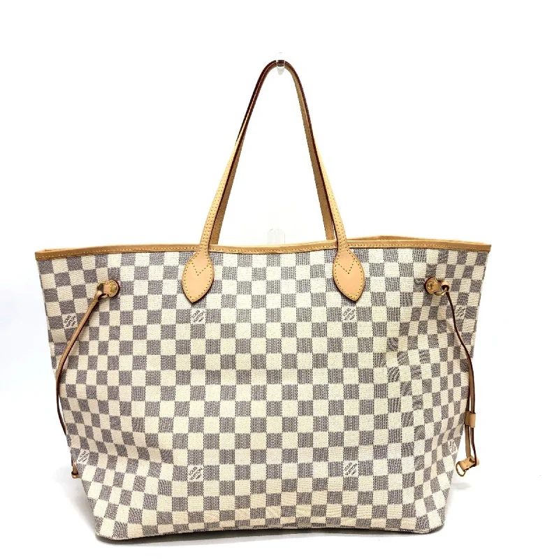 Handle bags with sleek silhouettes for fashion -Affordable handle bags for budget-conscious fashionistas -Louis Vuitton Azur  Damier Azur Shoulder Bag Tote Bag (Pre-Owned)