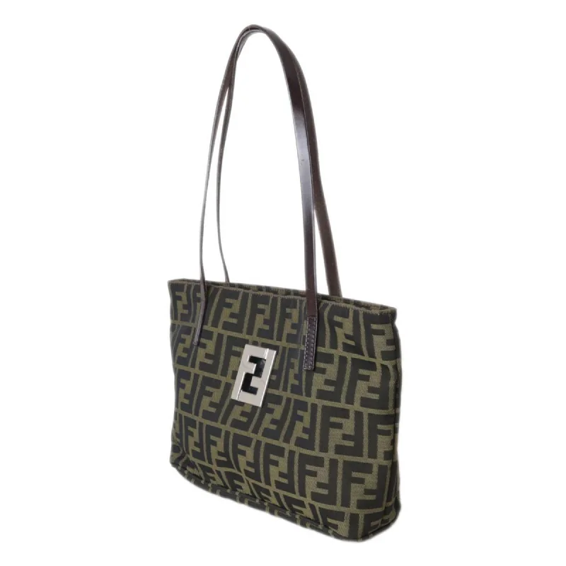 Handle bags with vibrant colors for boldness -Stylish handle bags for professional women -Fendi Zucca Tote Bag (Pre-Owned)