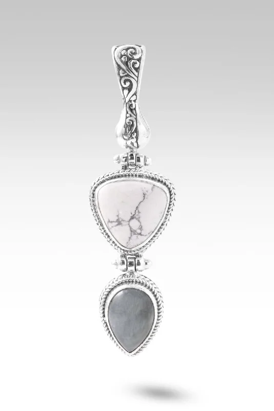 Best necklaces and pendants with minimalist pendants for a sleek, understated look-Seek Inner Peace Pendant™ in Howlite