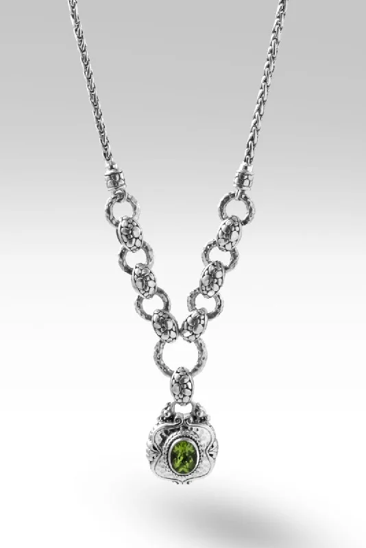 Best necklaces and pendants with butterfly pendants for a delicate, light style-Ripple of Hope Necklace™ in Peridot