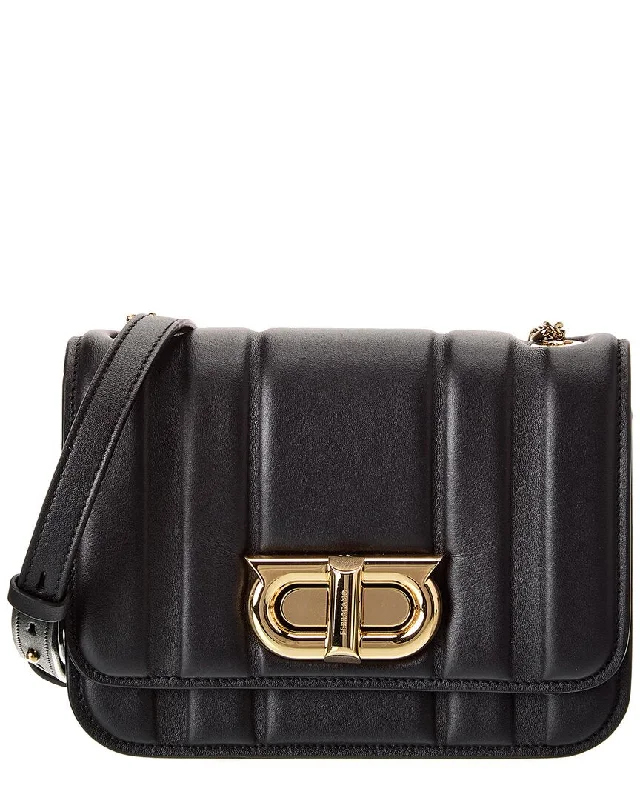 Handle bags with spacious pockets for travel -Handle bags for women with comfortable shoulder straps -Ferragamo Gancini Mini Leather Shoulder Bag