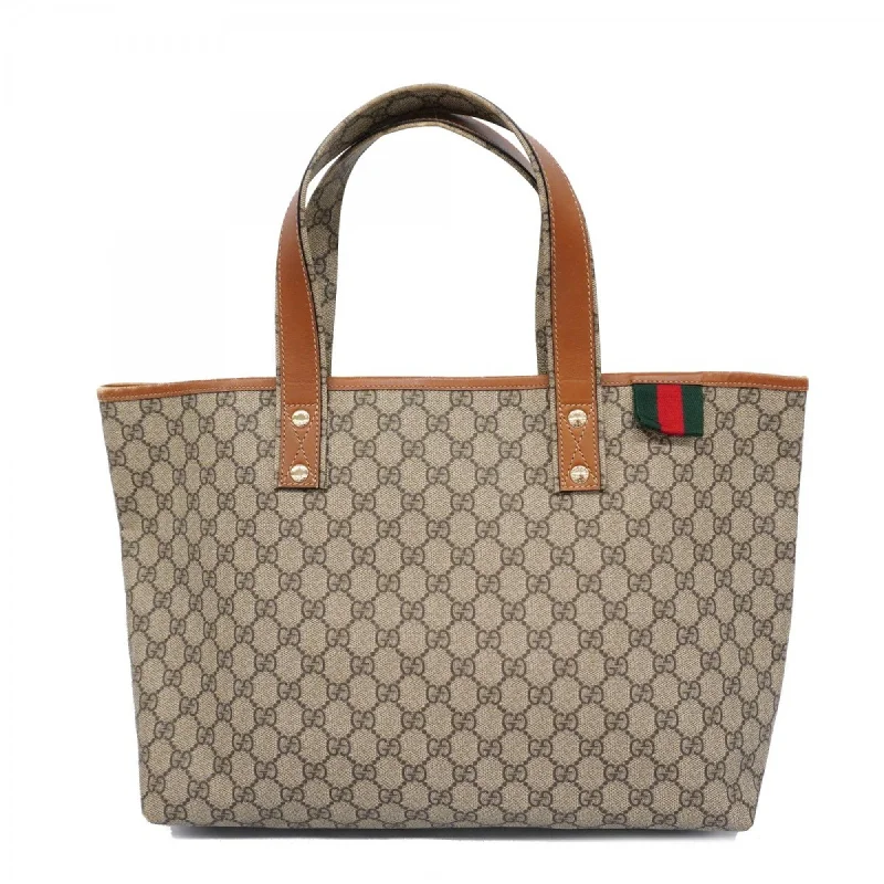 Handle bags with vintage clasps for nostalgia -Handle bags with fabric detailing for a casual yet chic look -Gucci   Pvc Tote Bag (Pre-Owned)