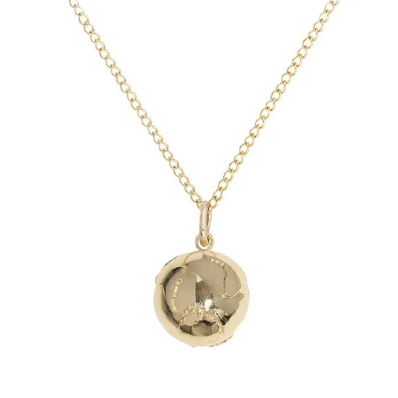 Necklaces and pendants with matching rings for a coordinated set of jewelry-10K Gold Medium Atlas Pendant