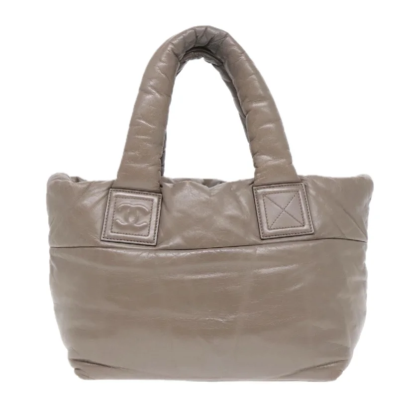 Handle bags with vegan suede for softness -Spacious handle bags for travel and vacations -Chanel Coco Cocoon  Leather Tote Bag (Pre-Owned)