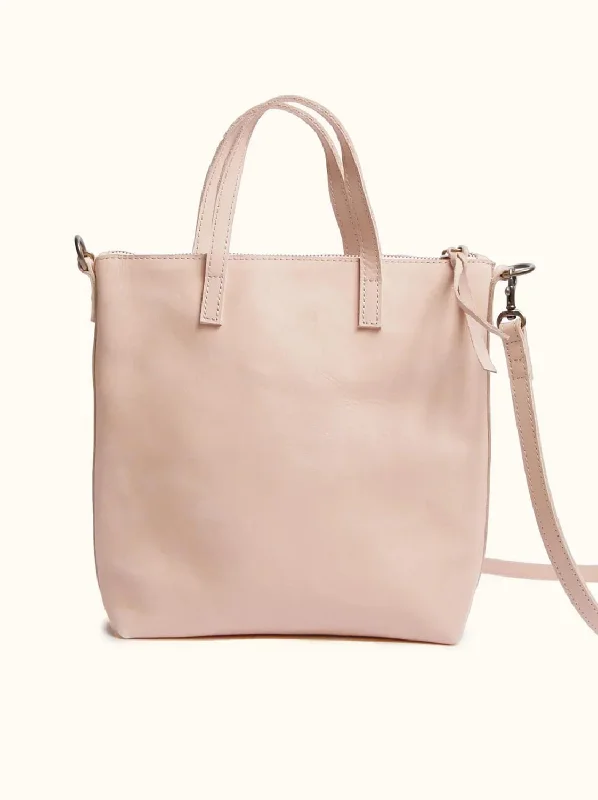 Handle bags with lightweight fabric for ease -Handle bags with structured shapes for a chic style -Abera Commuter Bag In Pale Blush