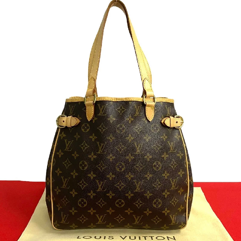 Handle bags with quilted leather for luxury -Sleek handle bags for sophisticated office wear -Louis Vuitton Batignolles Vertical Tote Bag