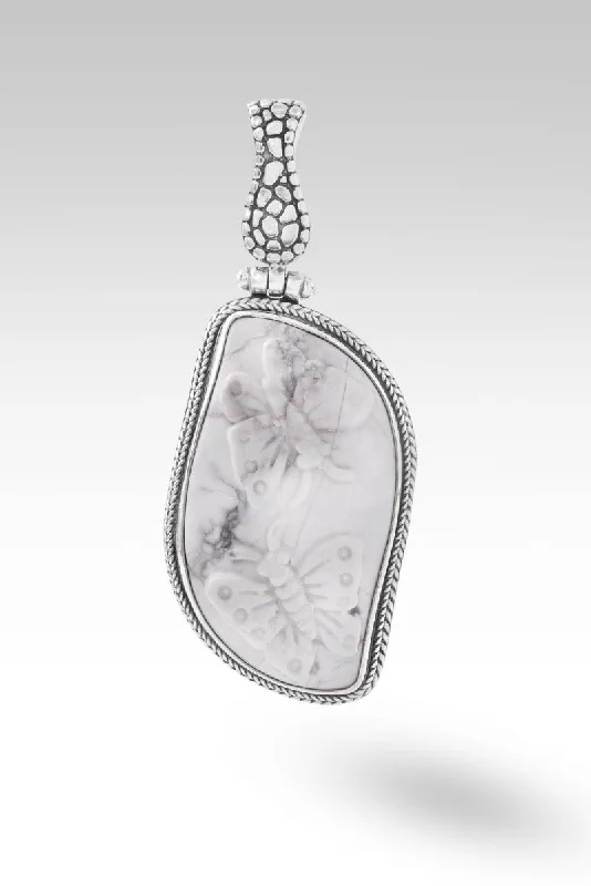 Stunning necklaces and pendants with sapphire gemstones for a luxurious blue hue-Inspire Optimism Pendant™ in Howlite