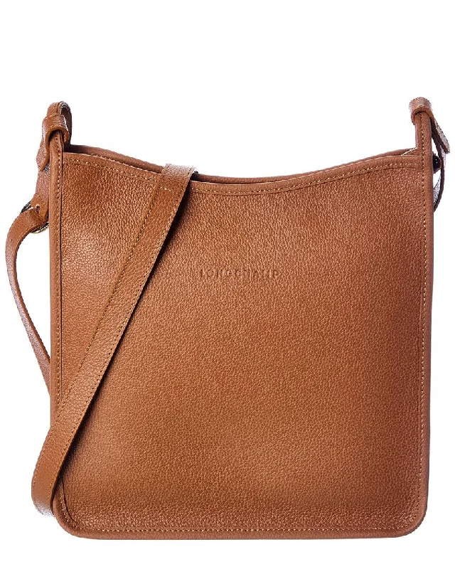 Handle bags with padded straps for comfort -Designer handle bags for luxury lovers -Longchamp Le Foulonne Leather Crossbody