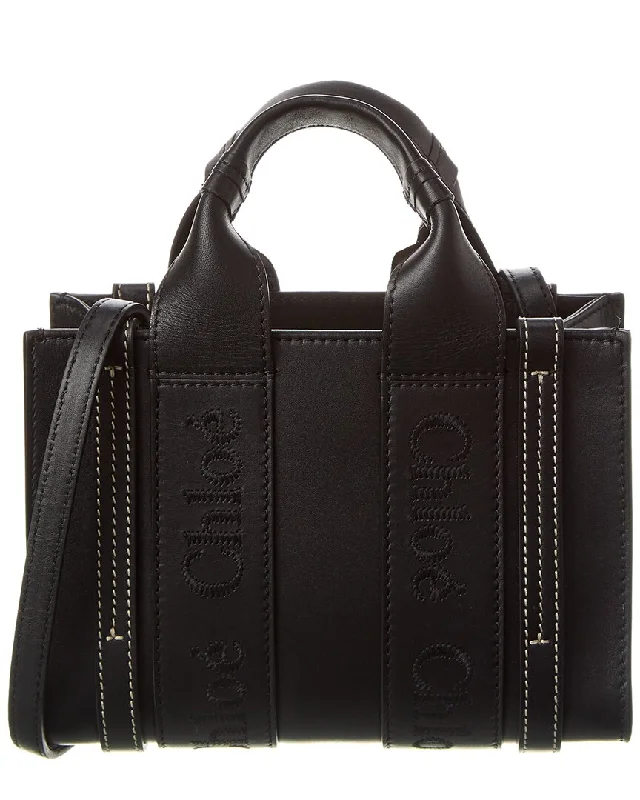 Handle bags with bold stripes for trendiness -Handle bags with multiple compartments for organization -Chloé Woody Mini Leather Tote