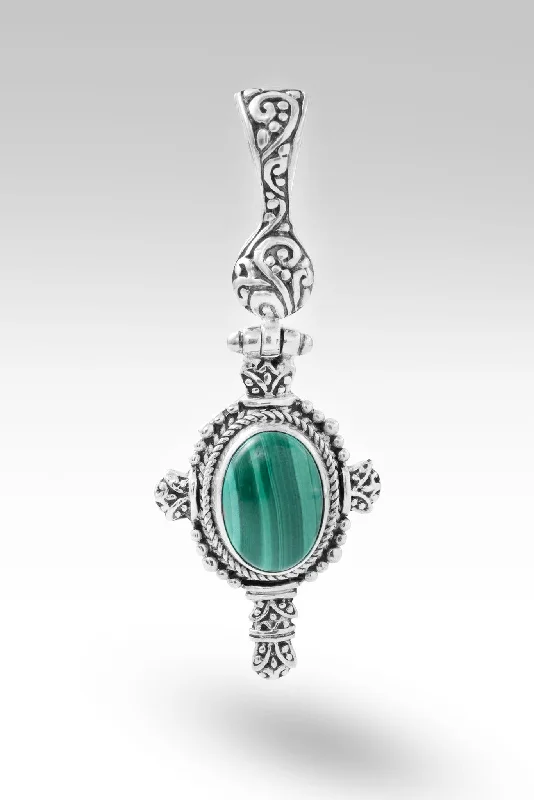 Simple necklaces and pendants with tiny charms for a delicate and casual vibe-Susannah Pendant™ in Malachite