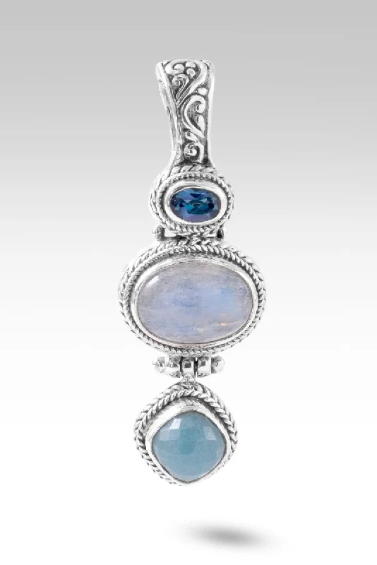 Best necklaces and pendants with oval pendants for a classic, elegant shape-Serve with Humility Pendant™ in Rainbow Moonstone