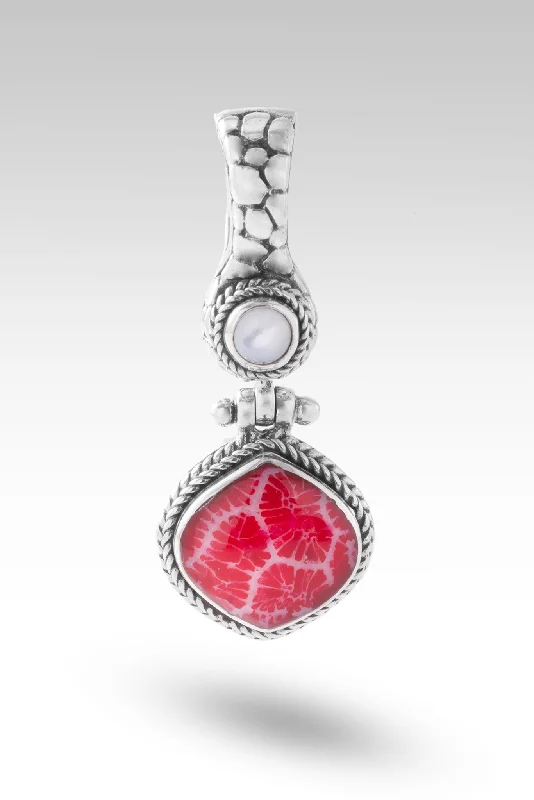 Beautiful necklaces and pendants with butterfly motifs for a whimsical style-Joyful Pendant III™ in Red Indonesian Coral