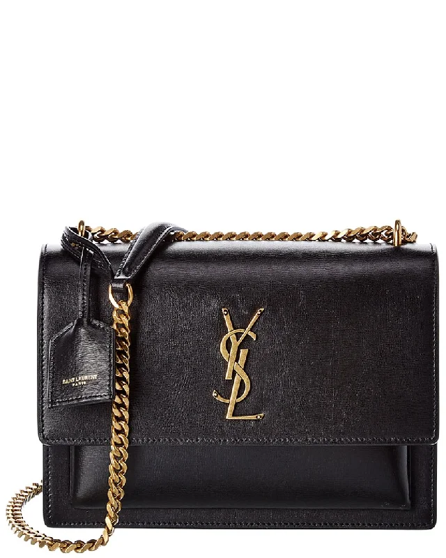 Handle bags with sleek leather for work -Handle bags with woven details for a beachy look -Saint Laurent Envelope Medium Leather Shoulder Bag