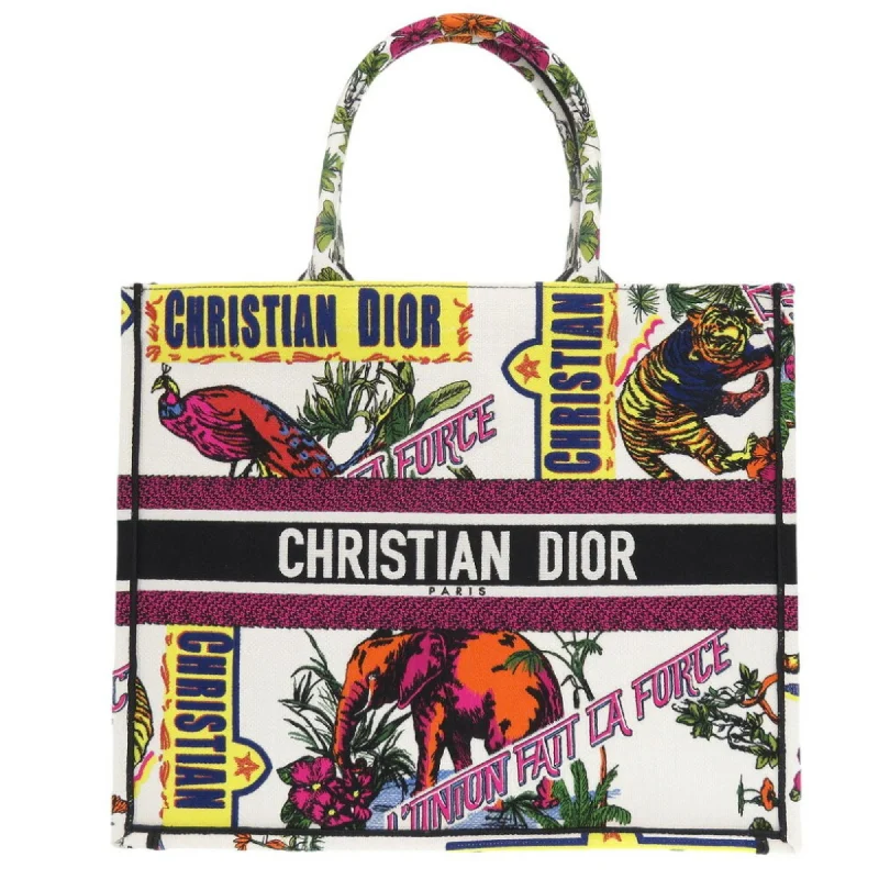 Handle bags with double handles for strength -Casual handle bags for relaxed daily wear -Christian Dior  Canvas Tote Bag (Pre-Owned)