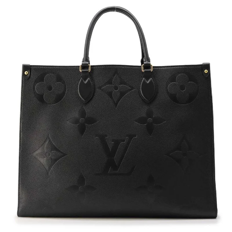 Handle bags with modern cutouts for style -Handle bags with suede material for a soft texture -Louis Vuitton Monogram Empreinte  Noir Monogram Empreinte Tote Bag (Pre-Owned)