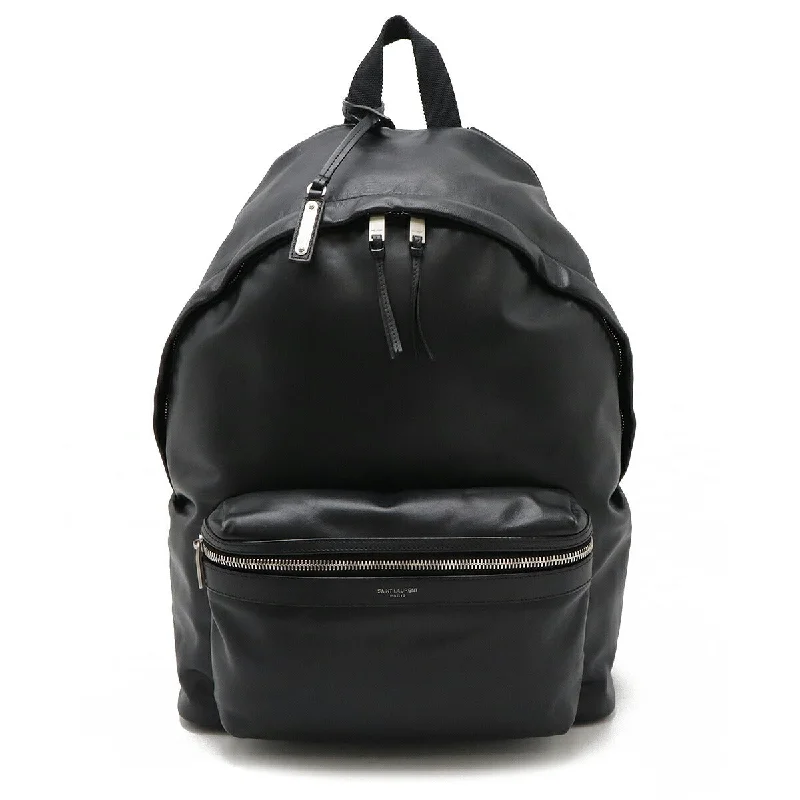 Handle bags with elegant gold-tone hardware -Handle bags with sleek silhouettes for a minimal style -Yves Saint Laurent Leather City Backpack 534967