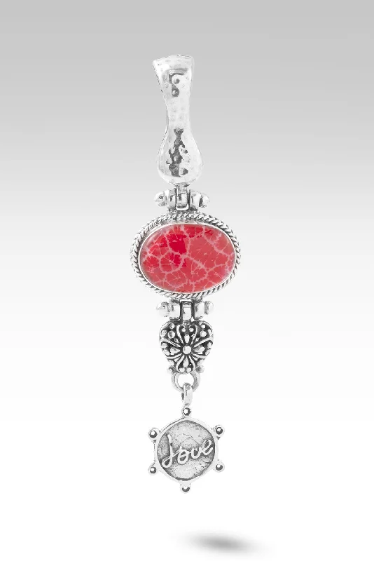 Trendy necklaces and pendants with statement pieces for a bold fashion statement-Journey of Enlightenment Pendant™ in Red Indonesian Coral