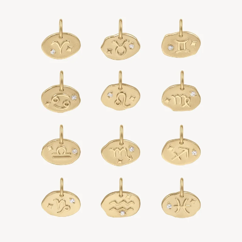 Unique necklaces and pendants with vintage-inspired designs for timeless appeal-Zodiac Pendant Necklace