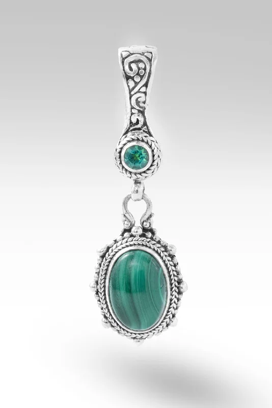 Best necklaces and pendants with turquoise stones for a vibrant boho-chic look-Fullness of Joy Pendant™ in Malachite