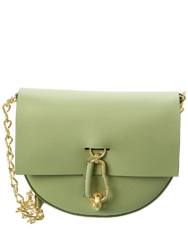 Handle bags with sturdy bases for stability -Handle bags with oversized designs for a statement piece -Zac Posen Belay Mini Saddle Leather Crossbody