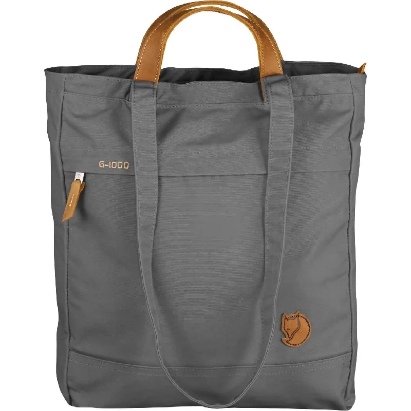 Handle bags with sleek leather for work -Handle bags with woven details for a beachy look -Totepack No. 1 Shoulder Bag In Super Grey