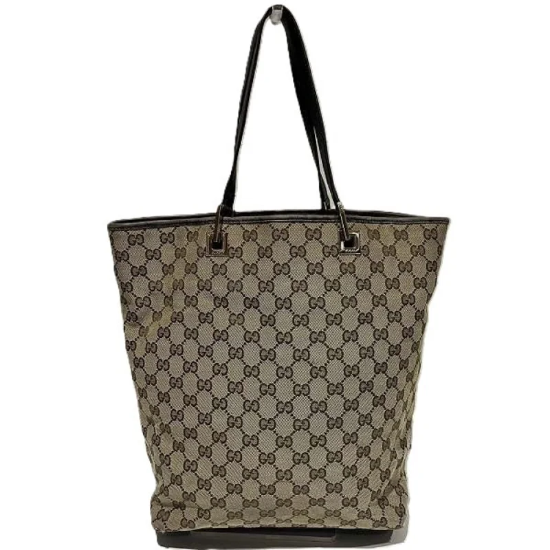 Handle bags with eco-friendly bamboo handles -Color-block handle bags for a bold look -Gucci   Canvas Shoulder Bag Tote Bag (Pre-Owned)