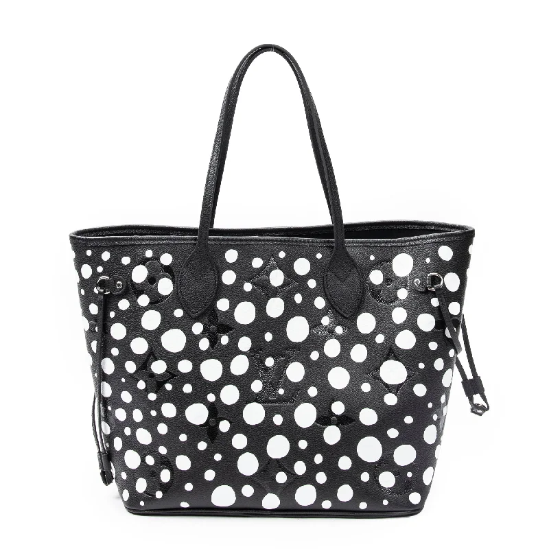 Foldable handle bags for easy storage convenience -Fashionable handle bags with minimalistic design -Ltd. Ed. Yayoi Kusama Infinity Dots Neverfull MM