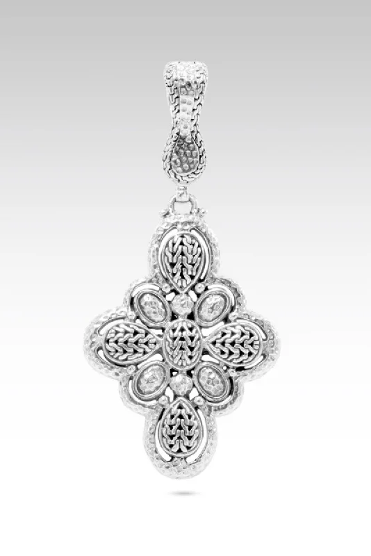 Beautiful necklaces and pendants with layered chains for a fashionable, chic look-Renewed Faith Pendant™ in Chainlink