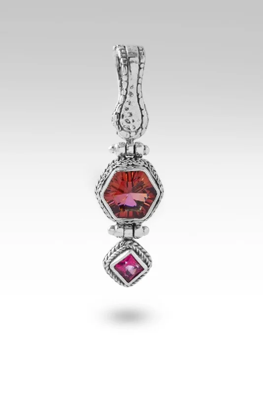 Beautiful necklaces and pendants with gemstone teardrops for an elegant effect-Light in the Storm Pendant II™ in CounterIntuitive™ Mystic Quartz