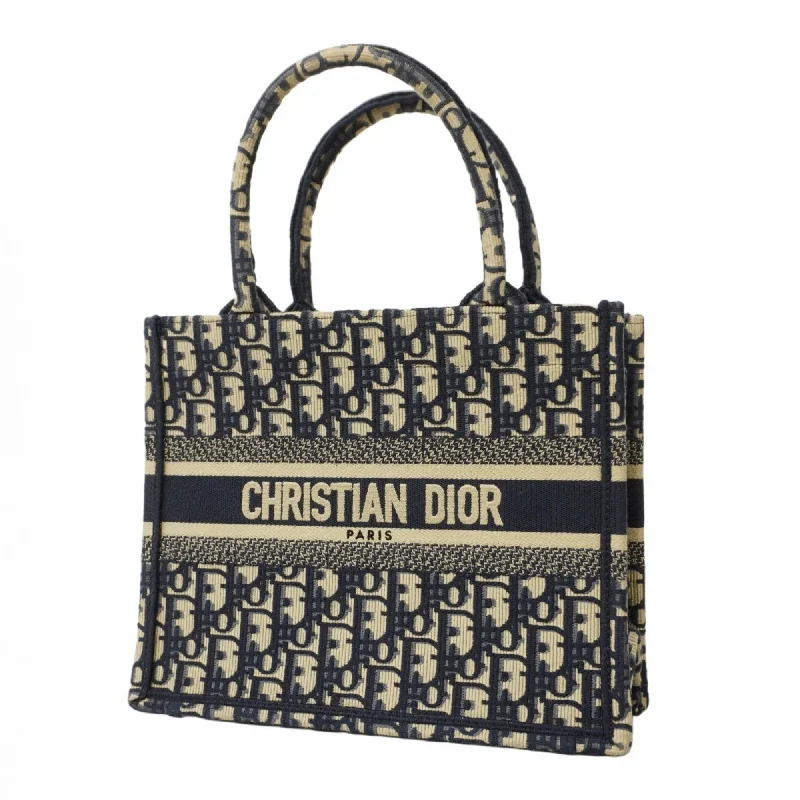 Handle bags with thick handles for support -Eco-friendly handle bags for conscious fashion -Christian Dior  Canvas Tote Bag (Pre-Owned)