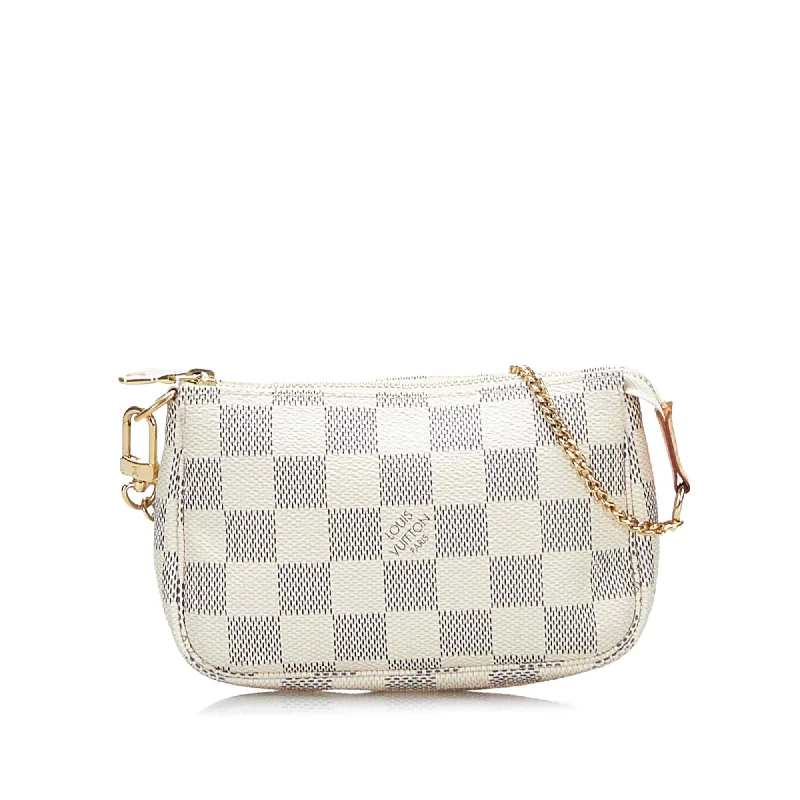 Handle bags with modern logos for branding -Handle bags with large handles for comfortable carry -Louis Vuitton Damier Azur Mini chette Accessoires