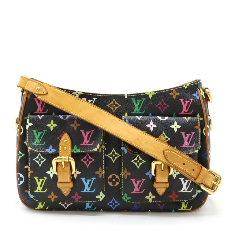 Handle bags with hidden pockets for security -Handle bags with flap closures for easy access -Louis Vuitton Monogram Multicolor Lodge GM Shoulder Bag