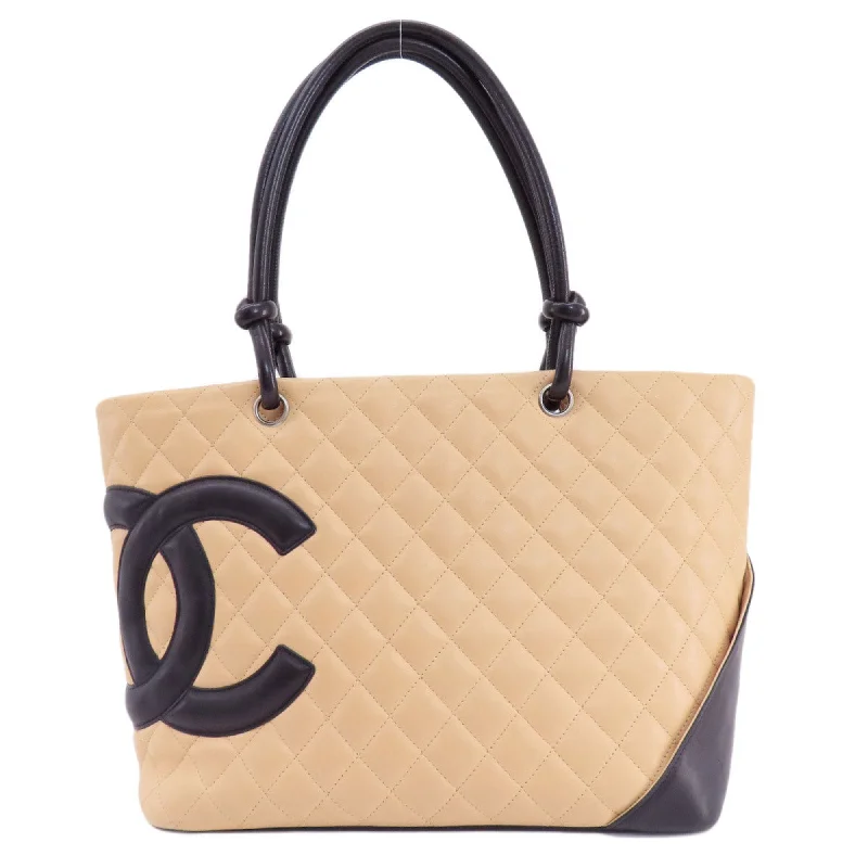 Handle bags with soft linings for protection -Handle bags with crossbody versatility for convenience -Chanel  Leather Tote Bag (Pre-Owned)