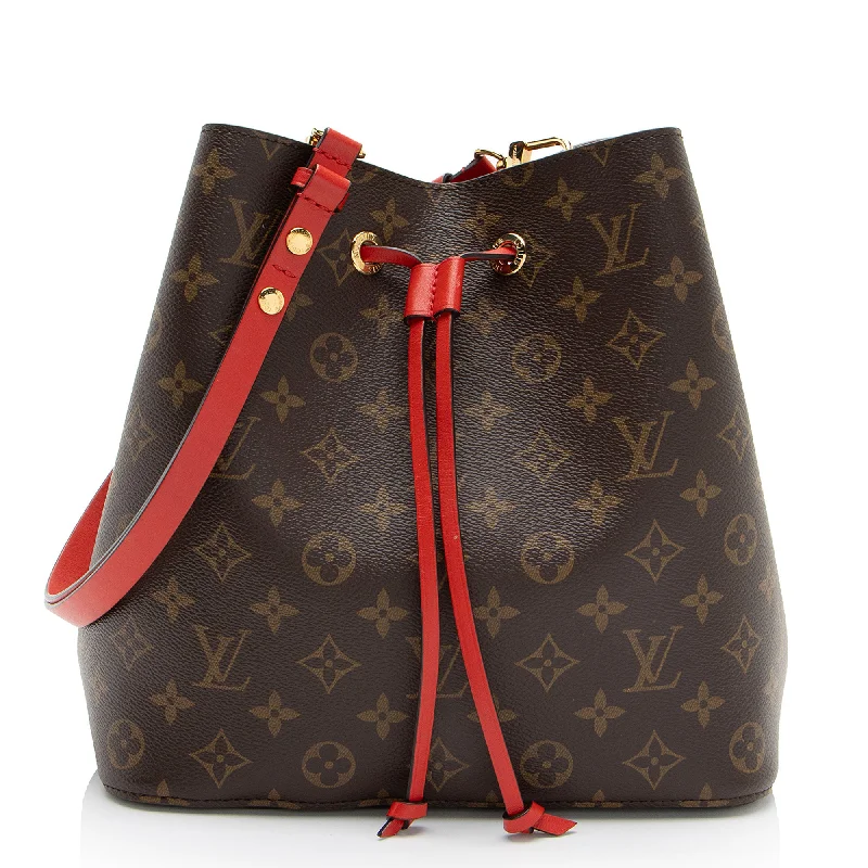 Handle bags with holiday themes for festivities -Handle bags with statement buckles for a unique touch -Louis Vuitton Monogram Canvas Neonoe MM Shoulder Bag