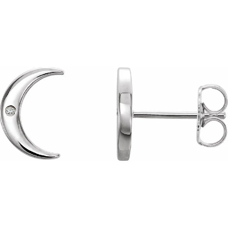 Hoop earrings with dangling charms for a playful and fun look-Curata 925 Sterling Silver Polished 5 Dwt Diamond Earrings