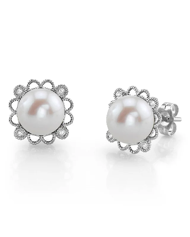 Best hoop earrings with enamel details for a colorful and modern look-Freshwater Pearl Lea Earrings