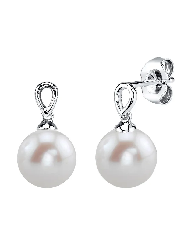 Hoop earrings with satin finishes for a smooth and elegant appearance-Freshwater Pearl Sherry Earrings