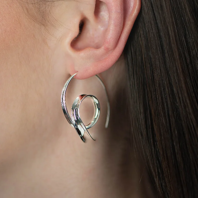 Best hoop earrings with matte finish for a sophisticated, understated design-Loop Around Large Earrings